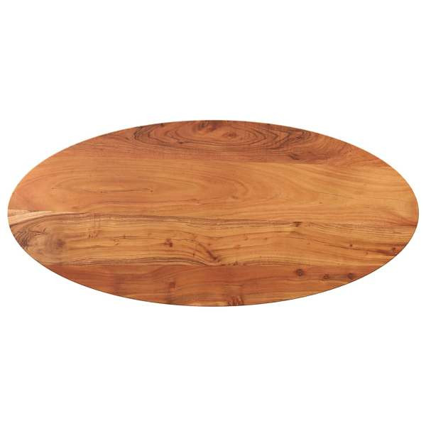 vidaXL Tischplatte 100x50x2,5 cm Oval Massivholz Akazie, 370802
