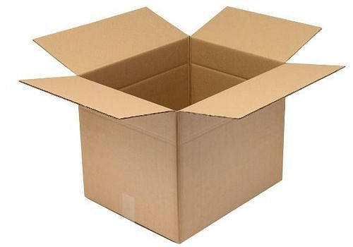 TransPak Wellpapp-Faltkarton 2-wellig, Innenmaß 500 x 400 x 400 mm Qualität 2.30BC, VE: 20 Stück, 299364