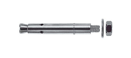 Fischer Zykon-Durchsteckanker FZA 18x130 M12 D/50 A4, VE: 10 Stück, 60673
