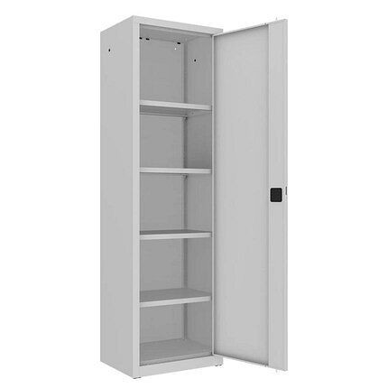 Eurobox Flügeltürenschrank, eine Tür, 5 Reihen von Ordnern, 1.990 x 600 x 435 mm, 0601-060104