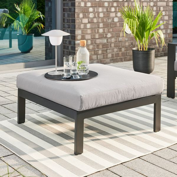 HOME DELUXE Gartenlounge Aluminium RIO XS, Anthrazit, 31804