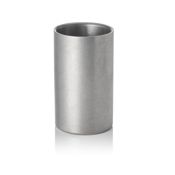 WAS Flaschenkühler, Ø 12 cm, Höhe 19 cm, vintage, doppelwandig, Chromnickelstahl, PVD Beschichtung, 2050012