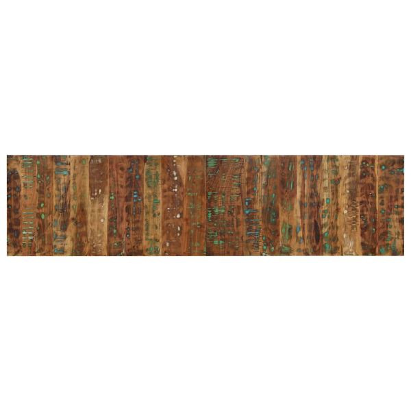 vidaXL Kopfteil Mehrfarbig 200 cm Massivholz Altholz, 4017516