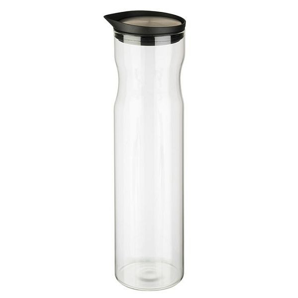 APS Glaskaraffe, 1,2l, Edelstahldeckel, ohne Griff, 10722