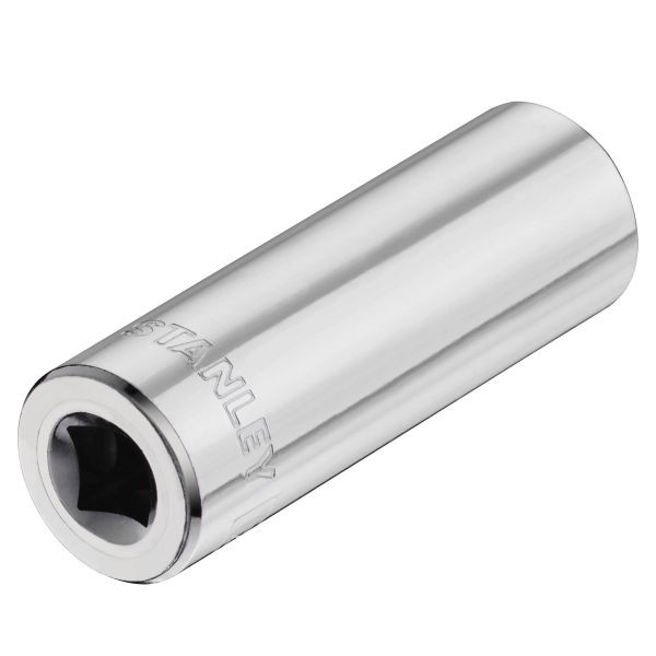 Stanley 1/4" 6-Kant Schmale Stecknuss 12 mm mit MaxiDrive-Profil, STMT86100-0