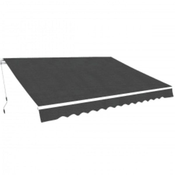 vidaXL Gelenkarmmarkise 600 cm Anthrazit, 276355, 8719883592886