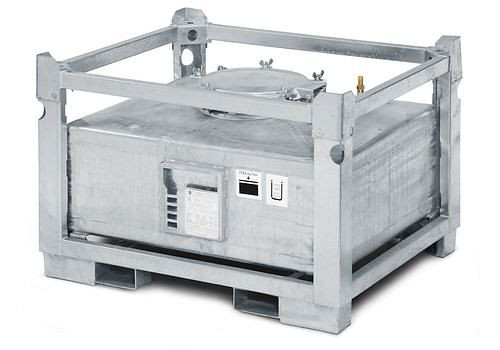 DENIOS ASF-Behälter, einwandig, 445 Liter Volumen, feuerverzinkt, 117952