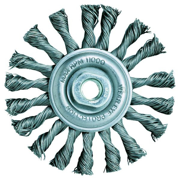 DeWalt Scheibenbürste gezopft 115mm M14, für Winkelschleifer, DT3502-QZ