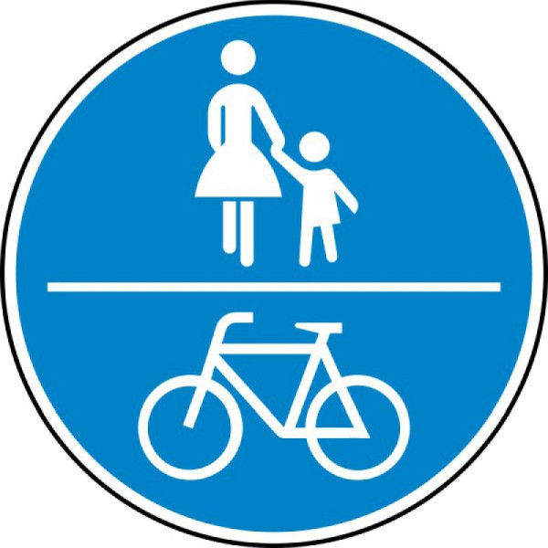 Stein HGS Gemeinsamer Geh- und Radweg Nr. 240, 600 mm, RA1, Flachform 3 mm, 240-213