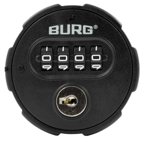 Deskin Mechanisches Codeschloss sPin 200, 4-stellig, Schwarz, 60 x 51 x 60 mm, 348614