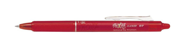 PILOT Tintenroller FriXion Clicker - 0,4 mm, rot, radierbar, BLRT-FR7-R