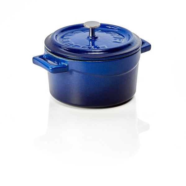 WAS Cocotte Durchmesser oben: 11 cm, Farbe: blau, 363002010