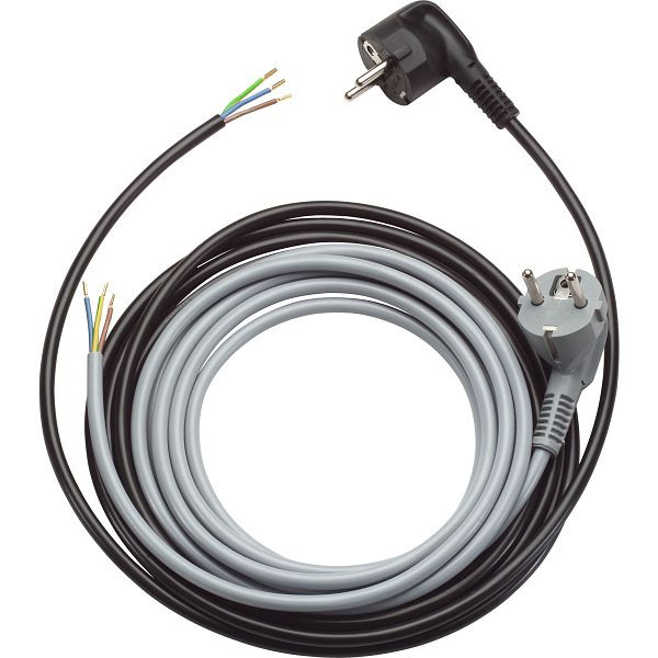 LAPP Vorkonfektionierte Netzanschlussleitung ÖLFLEX® Plug H05VV-F 3G1,5/1500, Grau, 70261154