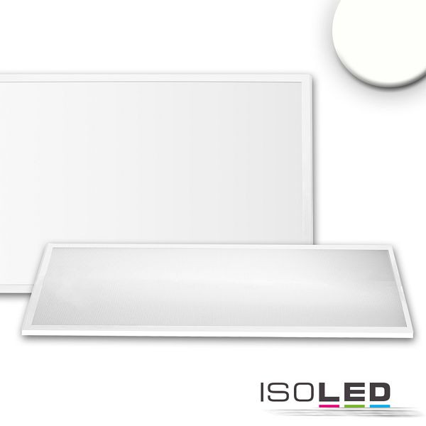 ISOLED LED Panel Professional Line 1200 UGR<19 4H/8H, 26W, Rahmen weiß RAL 9016, neutralweiß, Push/DALI dim, 115717