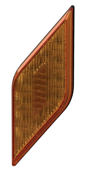 HELLA Blinkleuchte, Shapeline Style, LED, 12/24V, geschraubt/Einbau, Lichtscheibenfarbe: gelb, Stecker: AMP, 2-polig, hinten rechts, 2BA 013 331-081