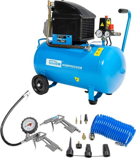 Güde Kompressor-Set 301/10/50 12-teilig, 71101, 4015671204288