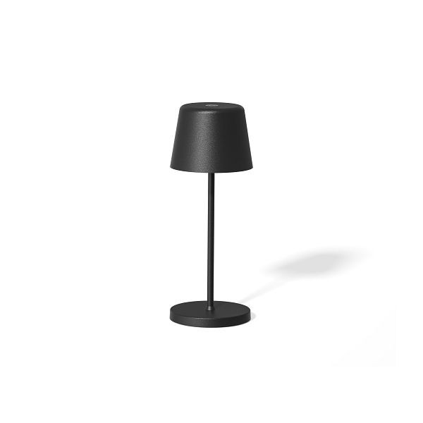 WAS LED Tischleuchte YUYU ALEX, Höhe 20,8 cm, Ø 7,6 cm, schwarz matt, 4191000