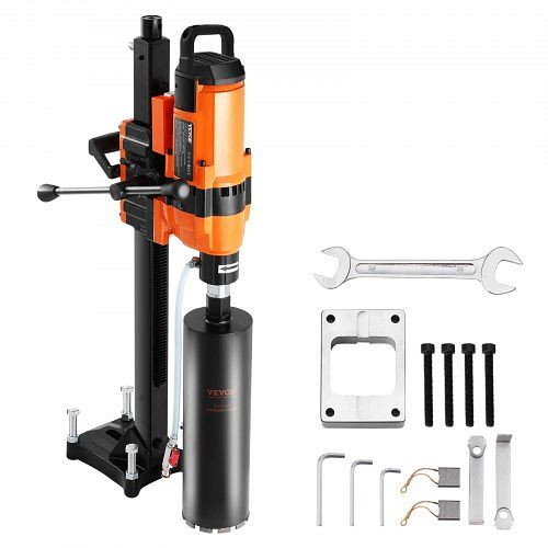 VEVOR Diamantkernbohrmaschine Kernbohrmaschine 3500W Kernbohrgerät 30cm, LSJGSZKJ300M6MPPHV2