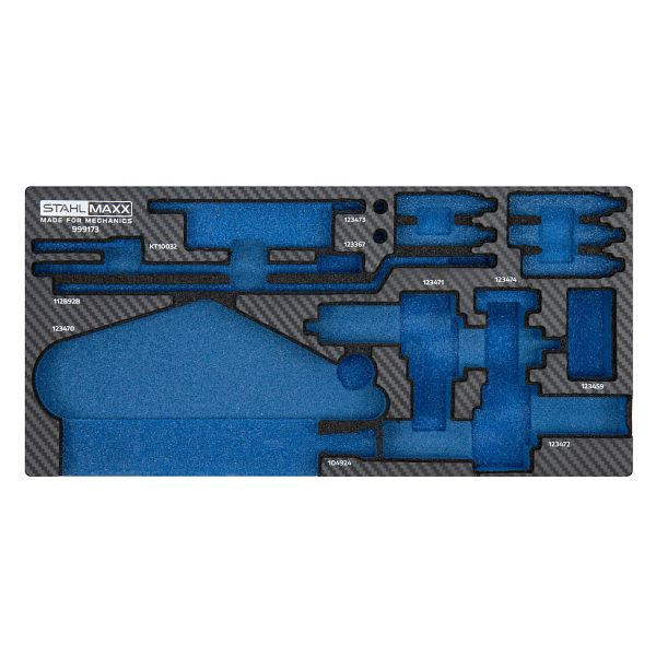 Stahlmaxx Schaumstoffeinlage 1/3 für Spezialwerkzeug Zahnriemen-, Nockenwellen-Grundeinstellung, für VAG 1,5L TSI, TFSI, XXL-999173S