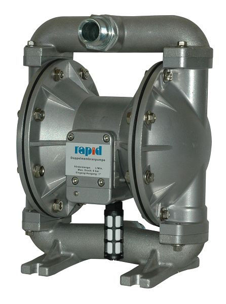 Rapid Druckluftbetriebene Doppelmembranpumpe, Fördermenge max. 120 Liter/min, 55 007