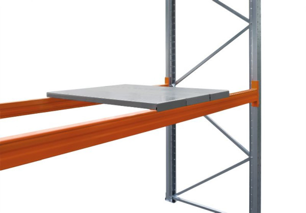hofe Stahl-Paneel-Ebene für L 1825 x T 1100 mm, bestehend aus 6 Stahl-Paneelböden 1106x297x40/50x1,5 mm, verzinkt, PH-PE1801100-61