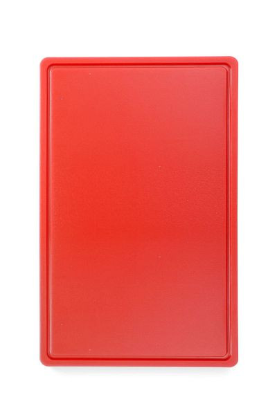 Hendi Schneidbretter HACCP Gastronorm 1/1, LxBxH: 530x325x15 mm, Rot, 826010