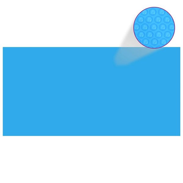 vidaXL Poolabdeckung Blau 975×488 cm PE, 92151
