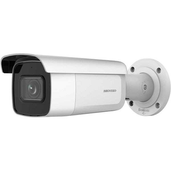INKOVIDEO V-840-MW 4K 8 MP PoE Netzwerk Überwachungskamera mit 4x optischem Zoom (weiß), i840mw