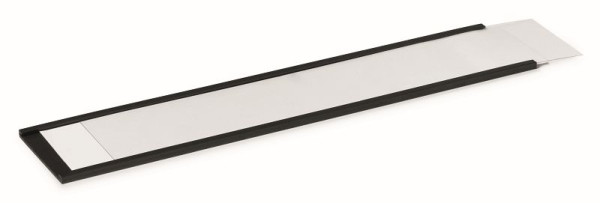 DURABLE Magnetische C-Profile inkl. Etiketten und Klarsichtstreifen, 200 x 40 mm (B x H), anthrazit, VE: 50 Stück, 171958