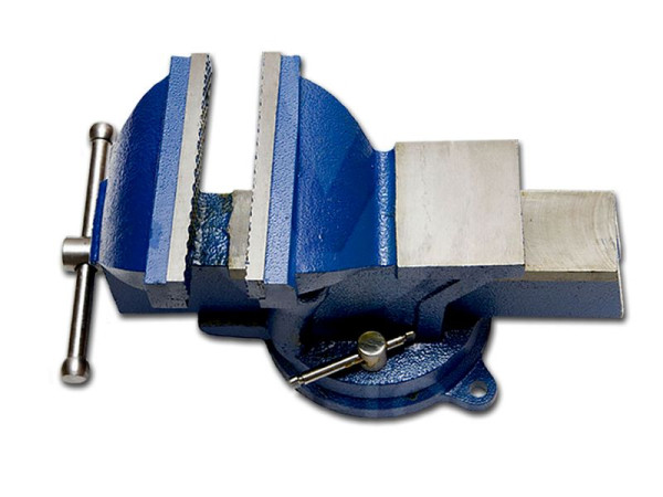 VaGo-Tools Schraubstock Werkbankschraubstock 125mm drehbar 360° für Werkbank, SS-125-5_xv