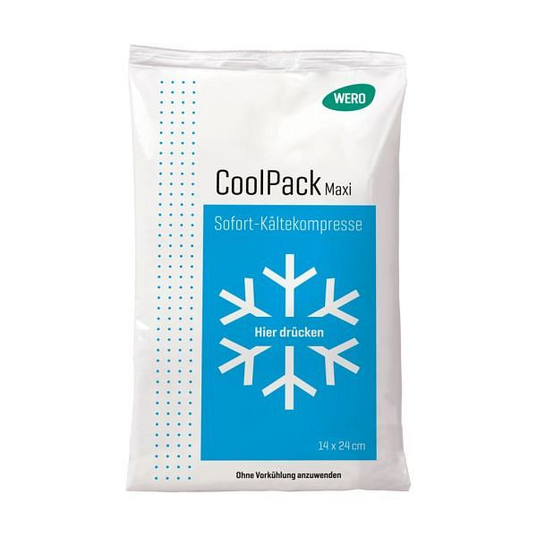 WERO CoolPack Maxi Sofort-Kältekompresse, 14 x 24 cm, VE: 25 Stück, 51008