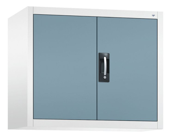 C+P Flügeltürenschrank Acurado-900, H790xB930xT400 mm, Weiß/Horizontblau, 9265-000 S10544