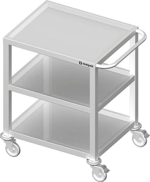 Stalgast Transportwagen mit drei Böden, 800x500x850 mm, verschweißt, VWN08502