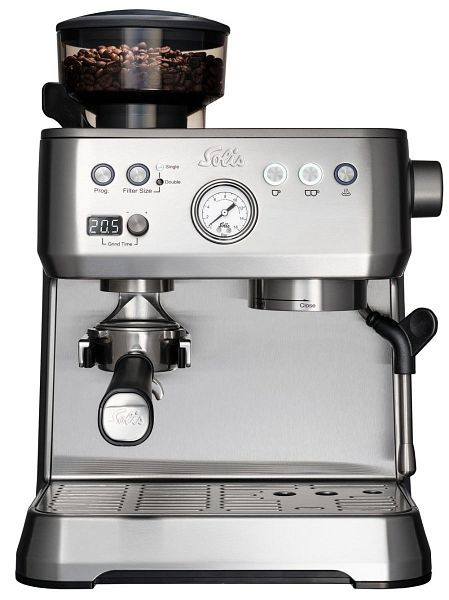 Solis Espressomaschine Grind & Infuse Perfetta Edelstahl, 98036
