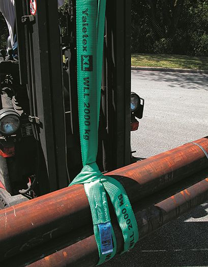 YALE Schwerlast-Rundschlinge mit extra dickem Einfachmantel XL01000-L1 6m XL-Mantel, N33301060