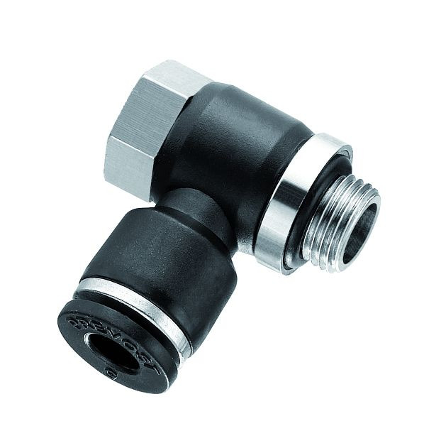 Prevost Winkel-Schwenkverschraubung mit metrischem Außengewinde - RPB MG, für Schlauch mit Außen-Ø= 5 mm, VE: 10 Stück, RPB MG05M5