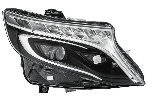 HELLA LED-Hauptscheinwerfer, für u.a. MERCEDES-BENZ VITO Tourer (W447), grau, ECE/CCC, für Rechtsverkehr, rechts, 1EX 011 284-281
