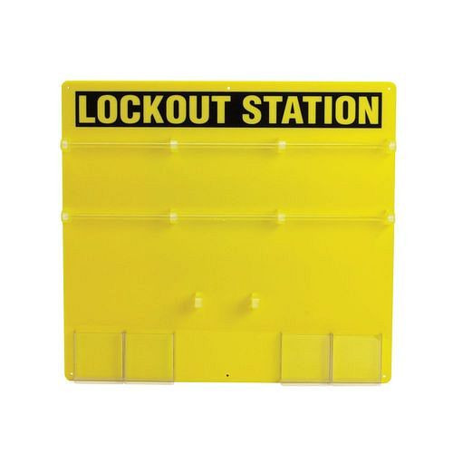 Brady Lockout-Tafel für 36 Personen, zur Aufbewahrung von Schlösser, Anhängern und Absperrvorrichtungen, 308000