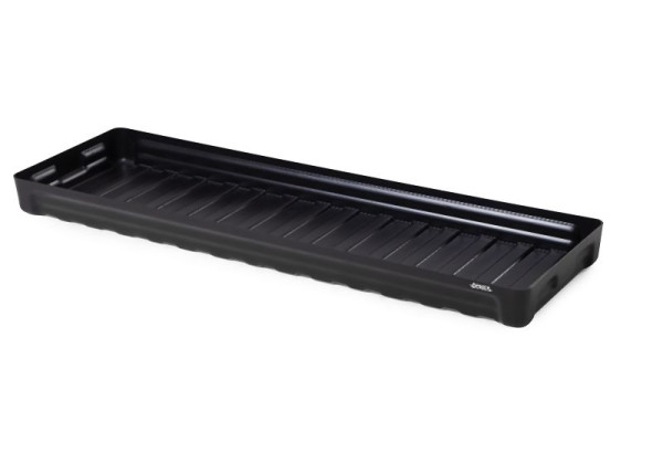 DENIOS Kleingebindewanne aus Polyethylen (PE), 26 Liter Auffangvolumen, 1265 x 395 x 90 mm, 328350