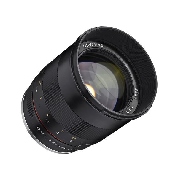 Samyang MF Fotoobjektiv 85mm F1.8 ED UMC CS Fuji X - für Fuji APS-C Kameras, manueller Fokus, 1022516
