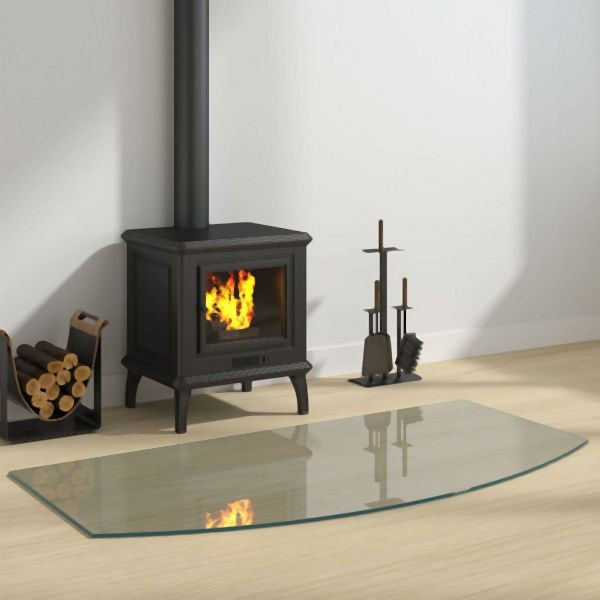 vidaXL Kaminofen Glasplatte 120x60 cm Abmessung, 324156