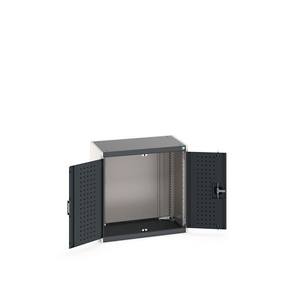 bott cubio Flügeltürschrank, BxTxH: 800x525x800mm, RAL 7035/7016, Anthrazitgrau, 40012049.19V