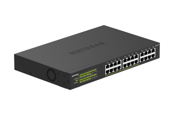 Netgear 24-Port Gigabit Ethernet Unmanaged PoE+ Switch, 190W, GS324P-100EUS