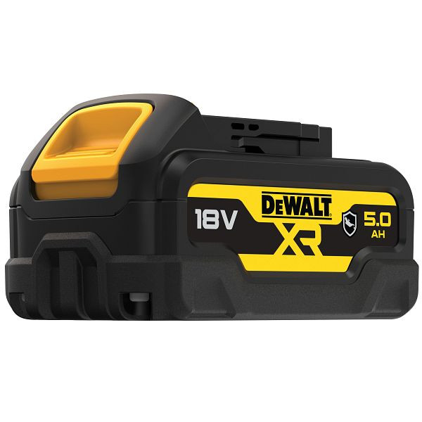 DeWalt 18 Volt / 5 Ah XR Ersatz-Akku mit speziellem Gehäuseschutz gegen Säuren und Chemikalien, DCB184G-XJ