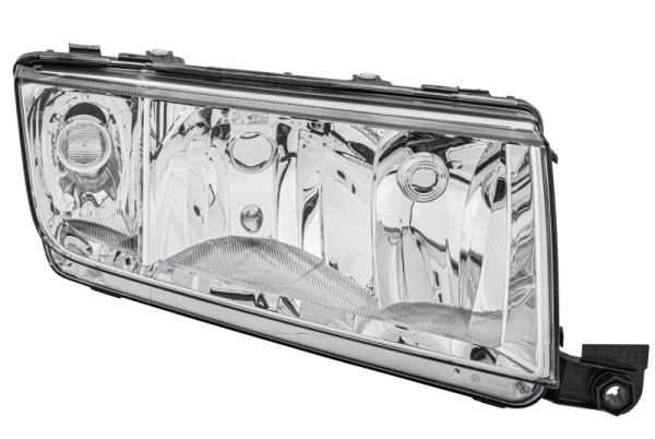 HELLA Halogen-Hauptscheinwerfer, für u.a. Skoda Fabia I Combi (6Y5), chrom, ECE, für Rechtsverkehr, rechts, 1EB 246 018-101