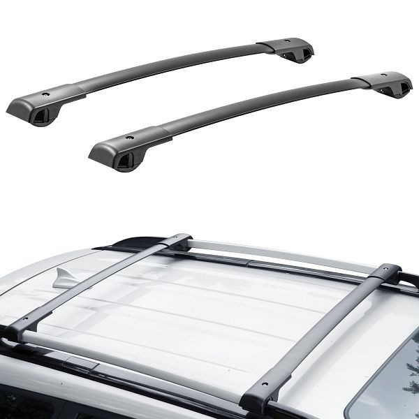 VEVOR Dachträger-Querstangen, Passend für Subaru Forester 2014–2022, erhöhte Seitenschienen, 90,7 kg Tragfähigkeit, Aluminium, CDHGJZSKSBLSAID10V0