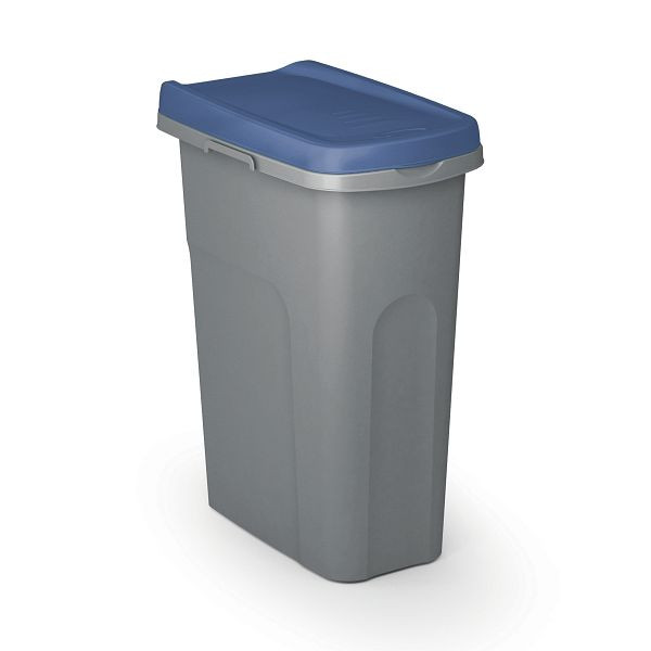 casaria Mülleimer Grau/Blau Kunststoff 25L, 109901, 4251779134809
