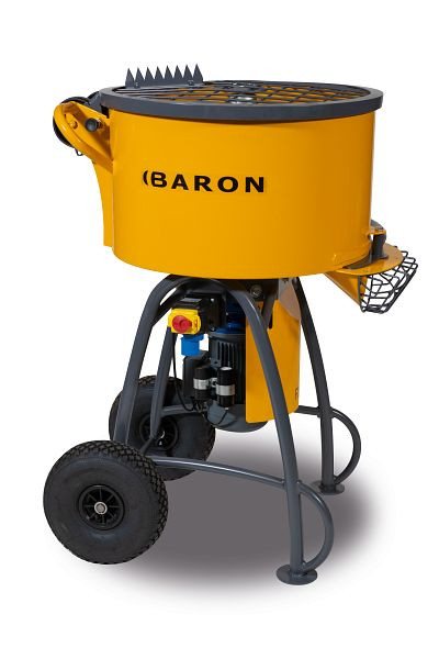 Baron F120 Zwangsmischer 2,0kW 1x240V, für Zement, Mörtel, Lehm, Gummigranulat und harzgebundene Steine, 50001