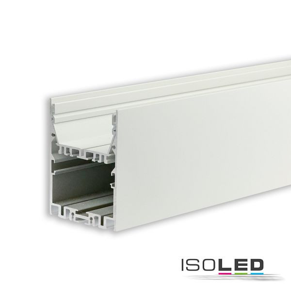 ISOLED LED Leuchtenprofil LAMP40 Up+Down Aluminium weiß pulverbeschichtet, 114392