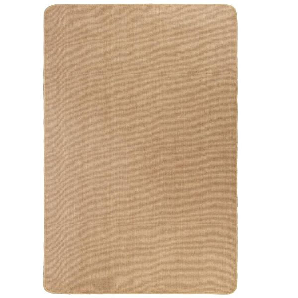 vidaXL Teppich Jute mit Latexrücken 200x300 cm, Material: 100 % Jute, 343583